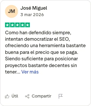 Opinión de usuario DinoRank 2